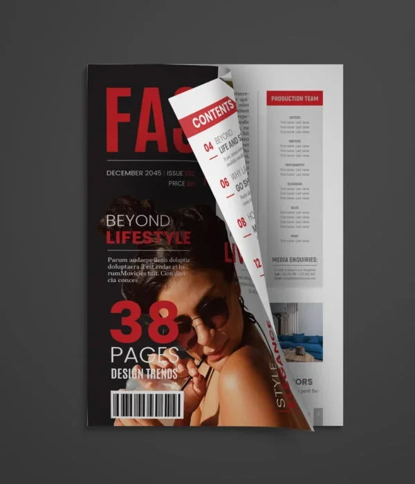 38 Page Indesign Magazine Template