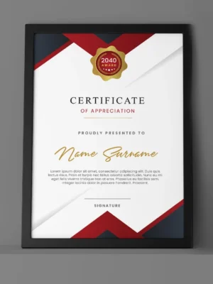 Graduate Award Certificate Template in Kenya