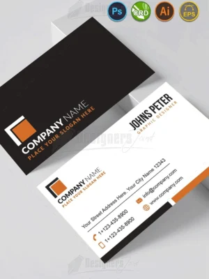 Double Sided Simple Corporate Business Card