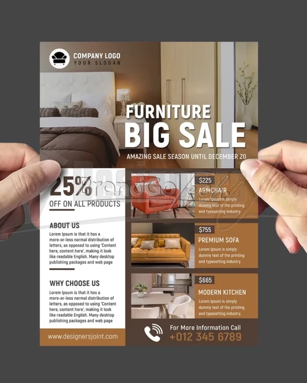 Furniture Sale Flyer Template Download in Kenya