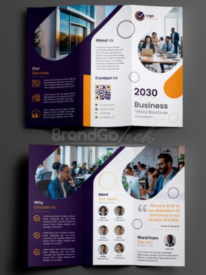 Business Tri-Fold Brochure Template
