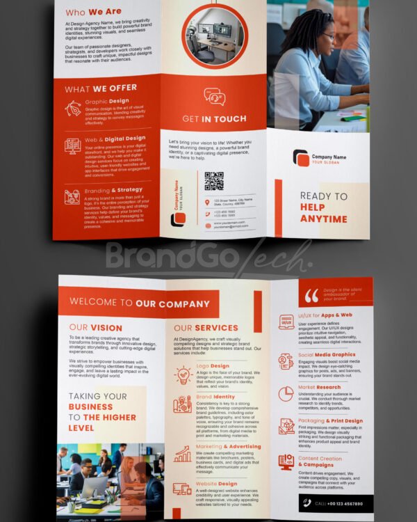 Corporate Trifold Brochure Template