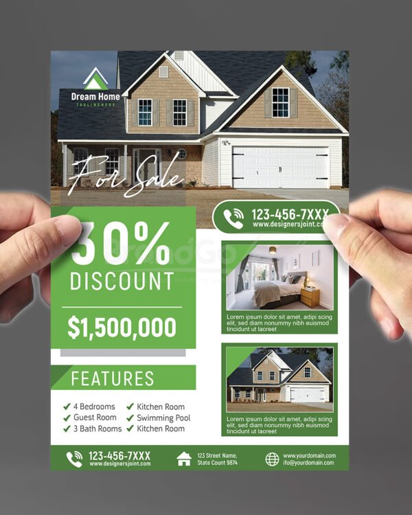 House for Sale Flyer Template Design in Kenya