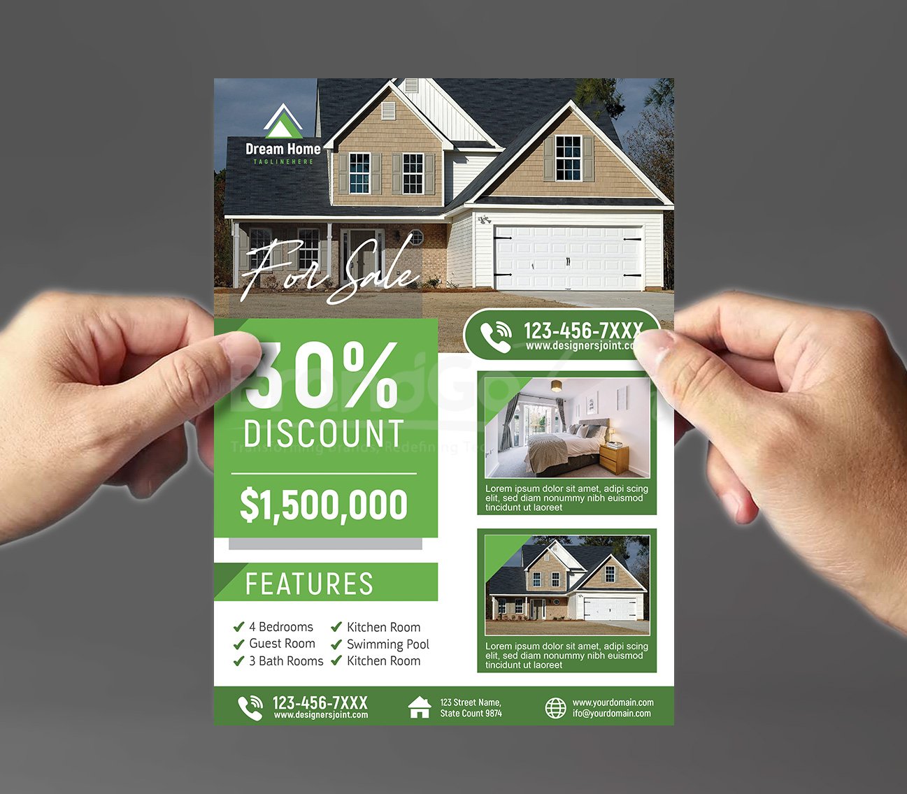 House for Sale Flyer Template Design in Kenya