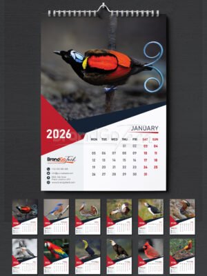 Envision 2026 Wall Calendar Template Kenya