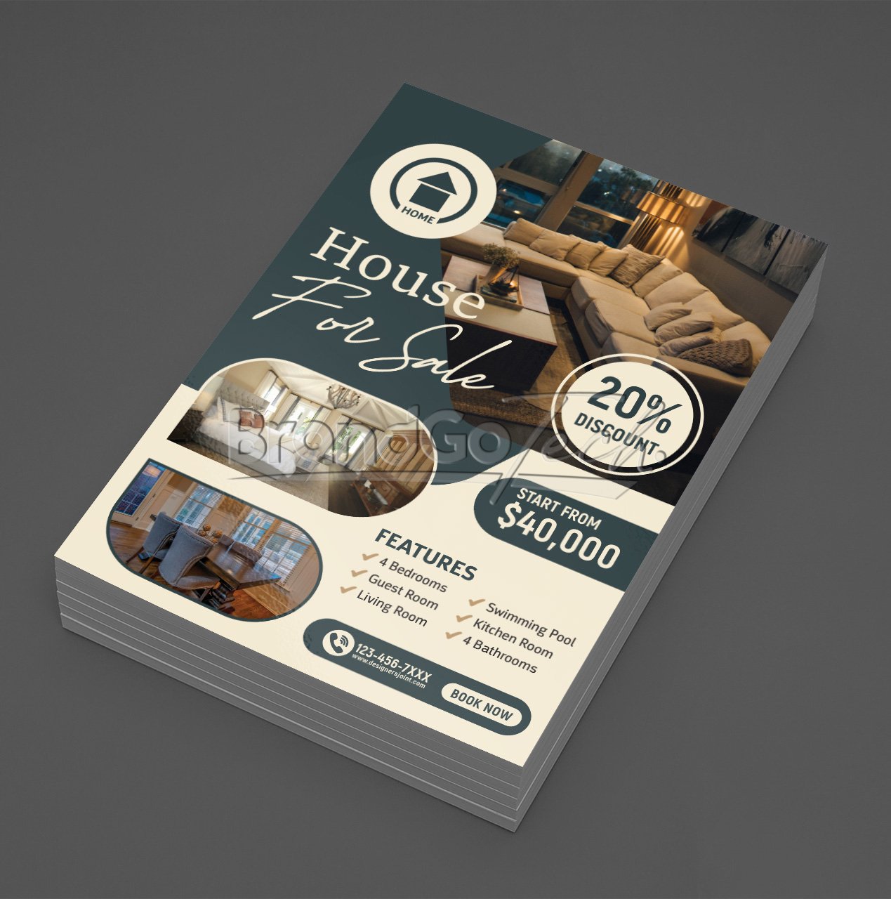 Image 1 for House For Sale Flyer Template
