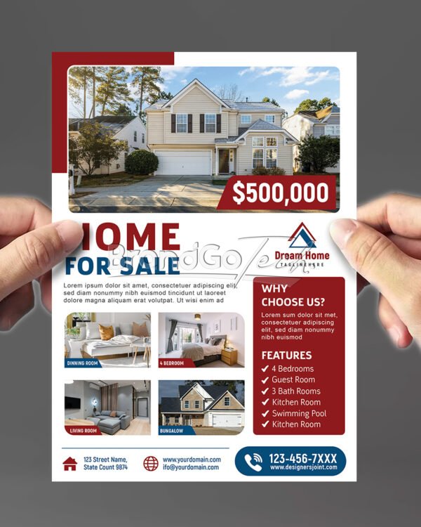 Home For Sale Flyer Template