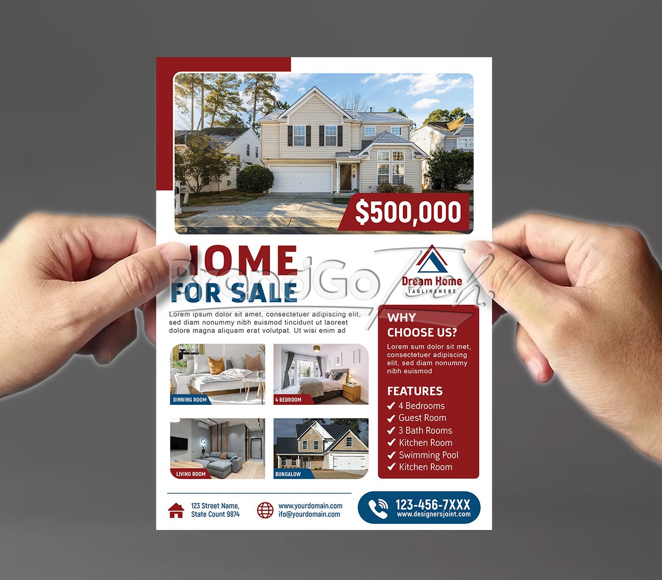 Home For Sale Flyer Template