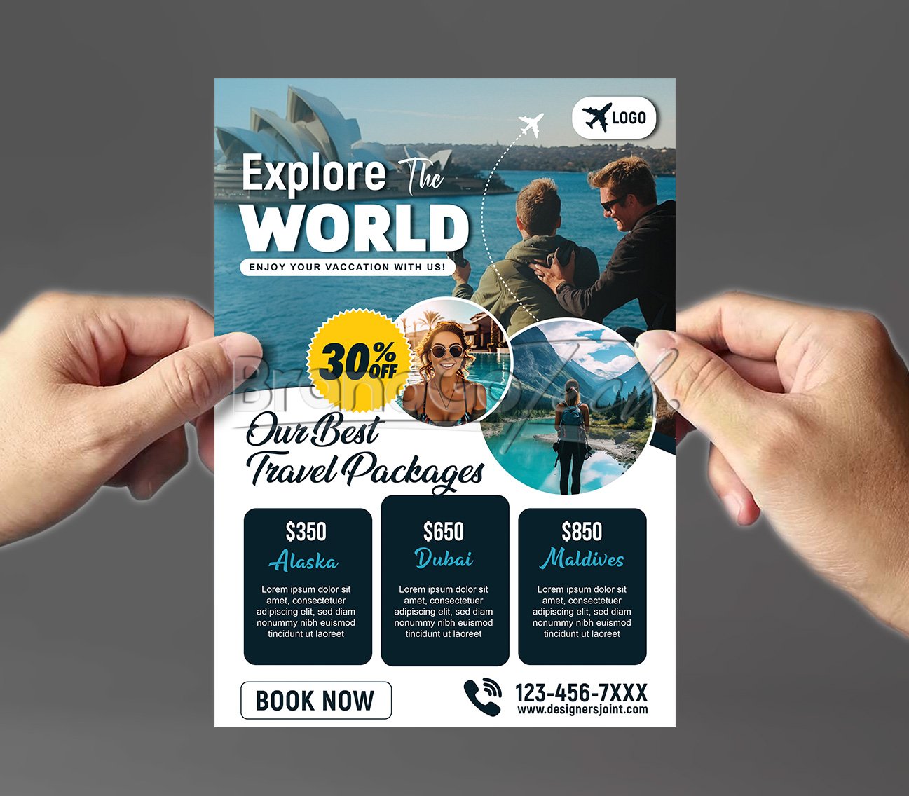 Travel Agent Flyer Template