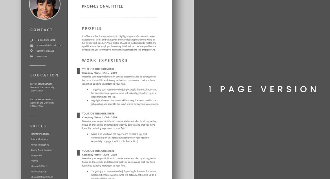 Best CV Templates for Graphic Designers in Kenya – MS Word Edition