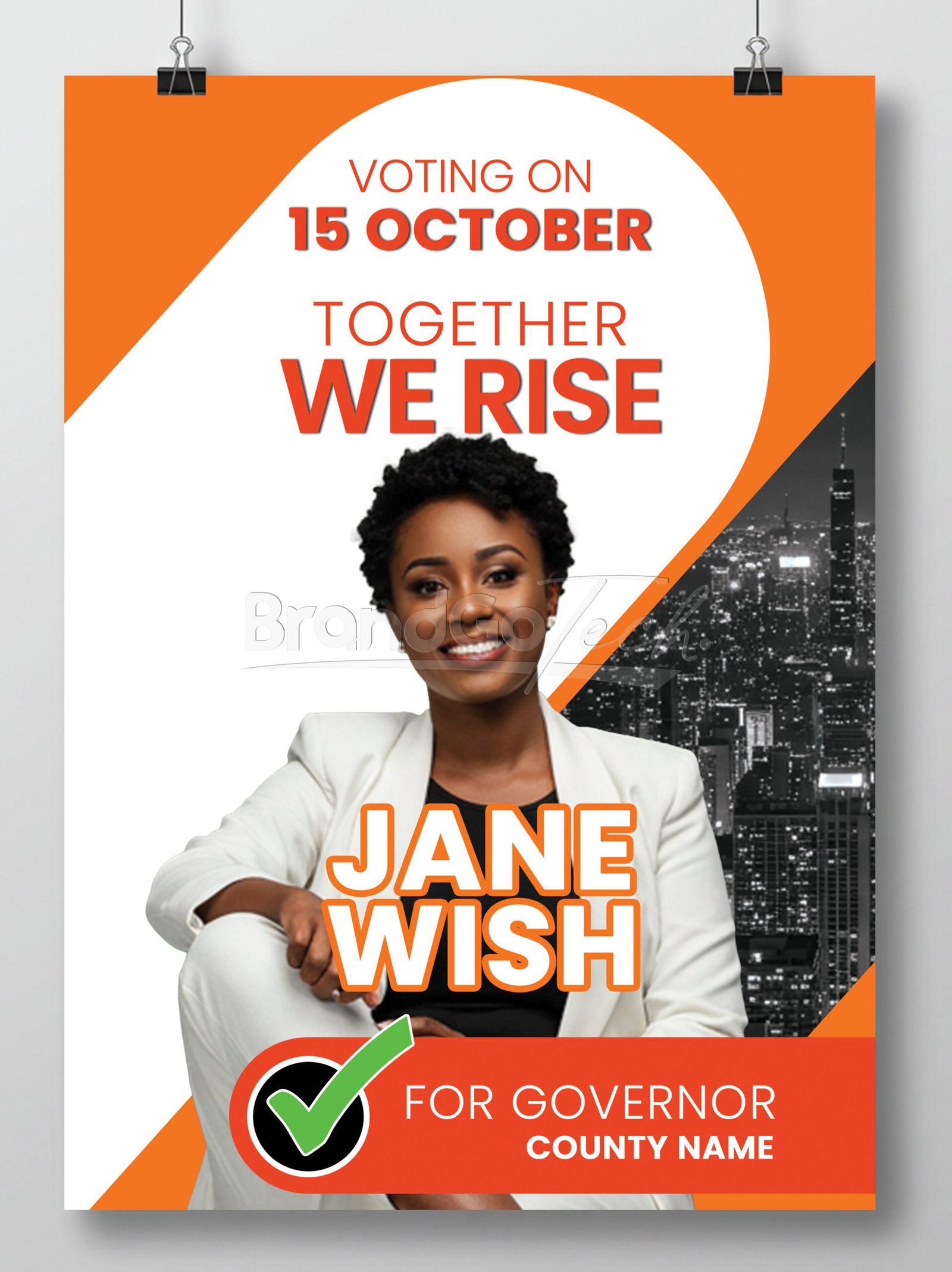 Governorship Campaign Poster PSD Template