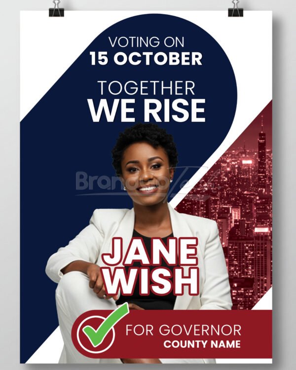 Governorship Campaign Poster PSD Template