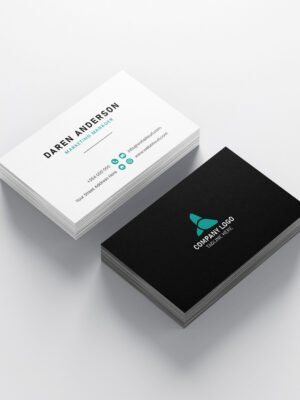 Double Sided Business Card Template (Ai, EPS)
