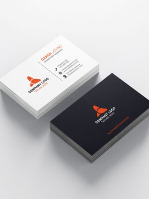 Double Sided Business Card Template (Ai, EPS)