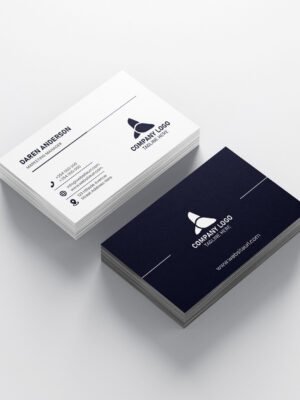 Double Sided Business Card Template (Ai, EPS)