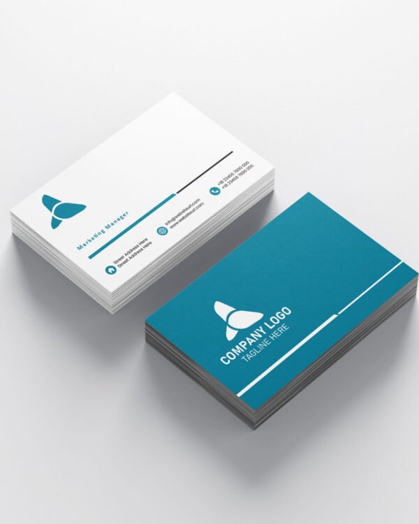 Double Sided Business Card Template (Ai, EPS)